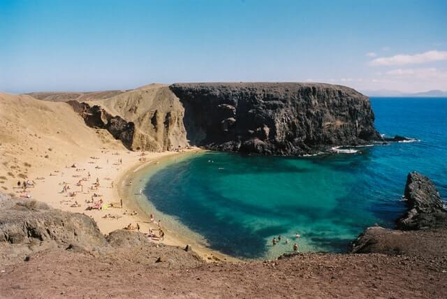 plage de papagayo iles canaries